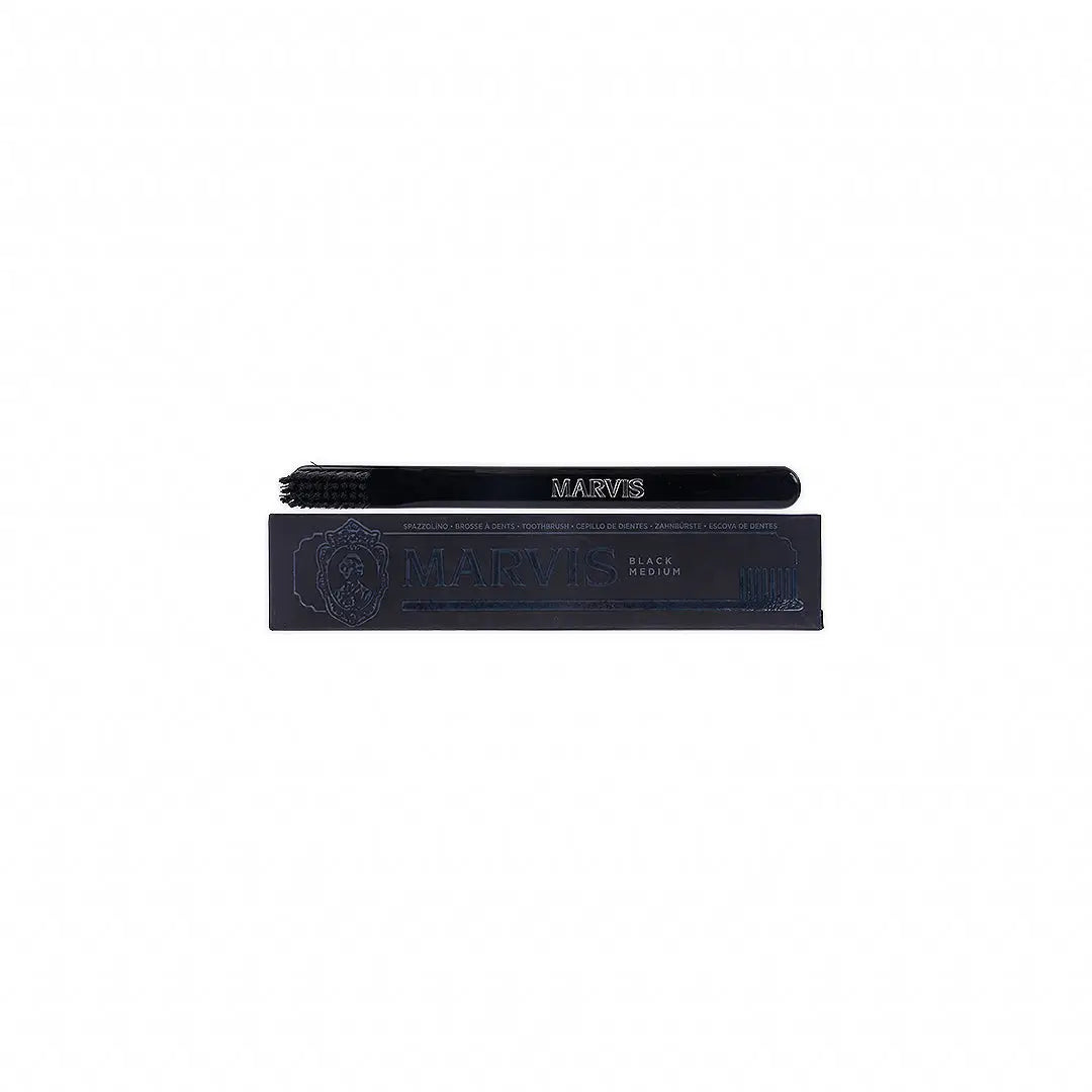55773-Marvis Black Toothbrush Medium +8