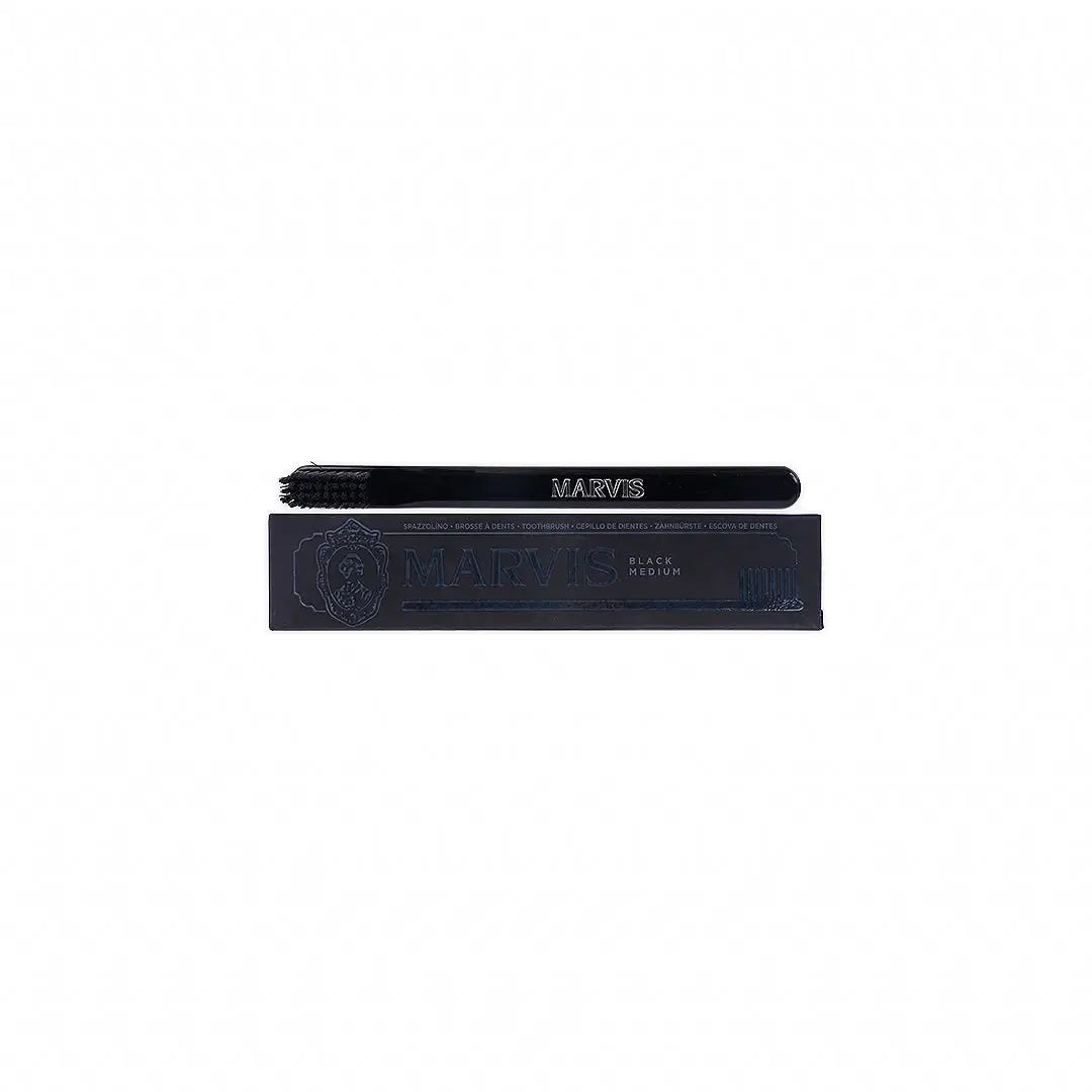 55773-Marvis Black Toothbrush Medium +1