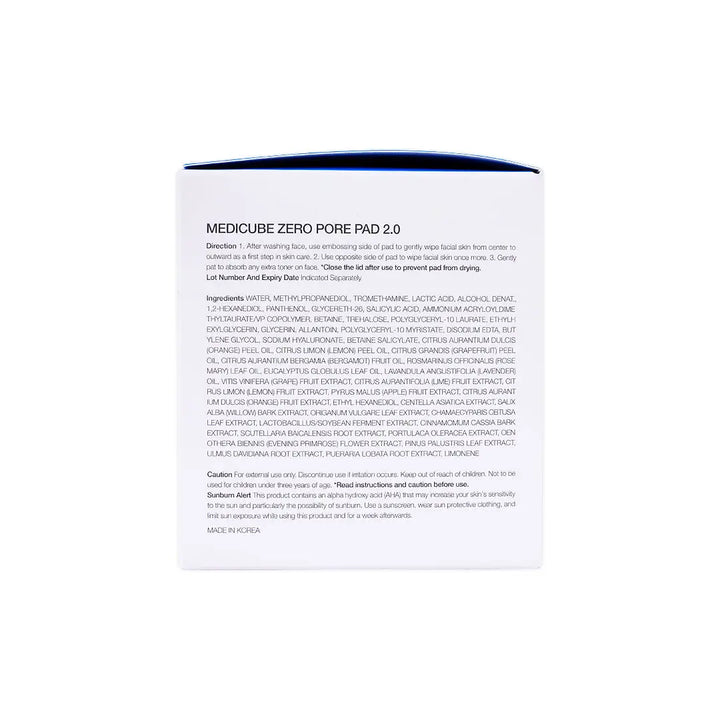 55786-Medicube Zero Pore Pad 155g +4