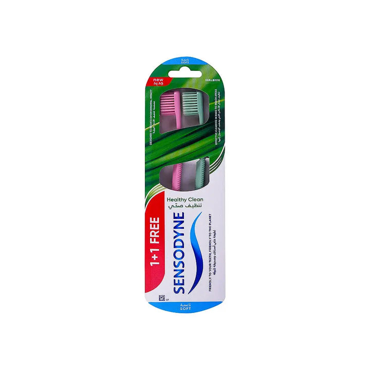 55795-Sensodyne Healthy Clean Toothbrush Soft 1+1