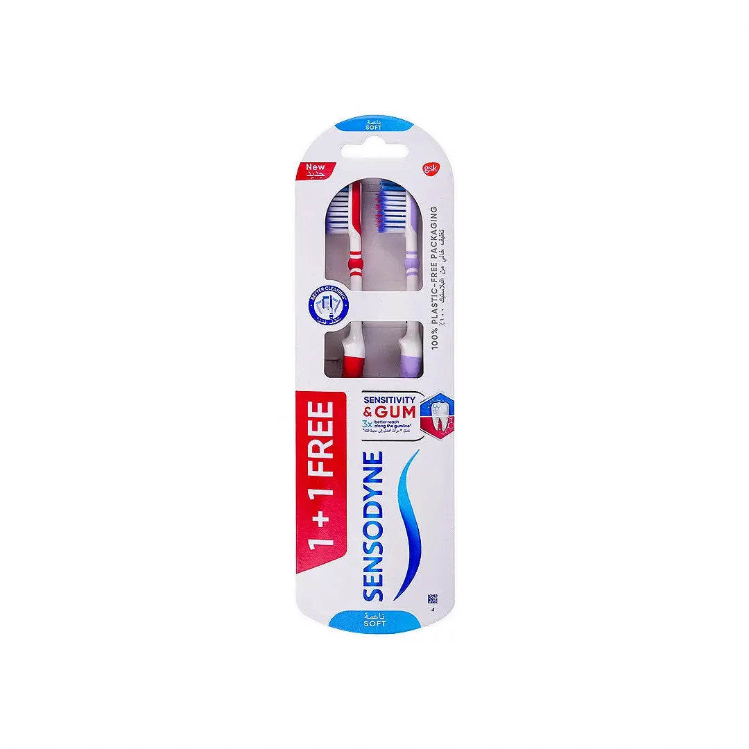 55797-Sensodyne Sensitivity & Gum Toothbrush Soft 1+1
