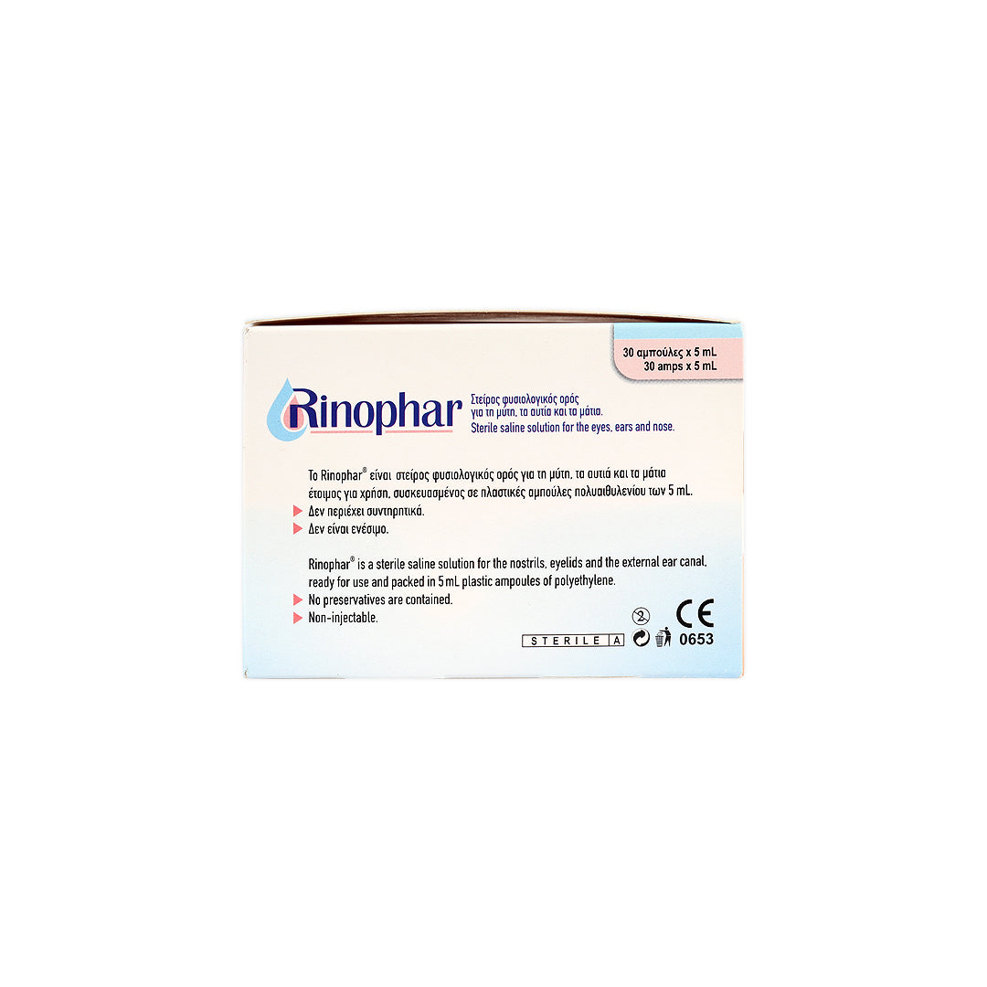 Rinophar Sterile For The Nose & Ears And Eyes