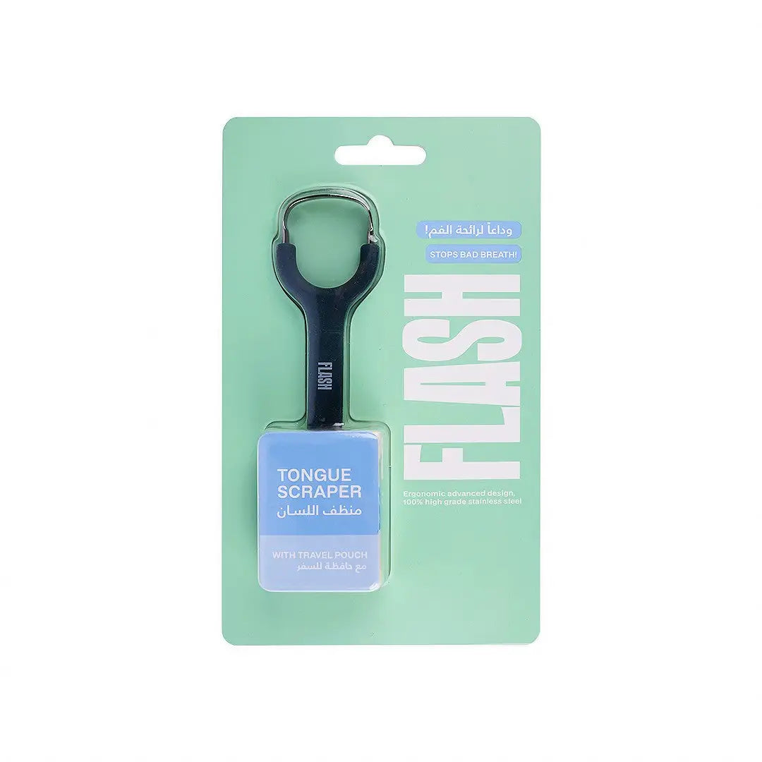 Flash Tongue Scraper Dark Blue