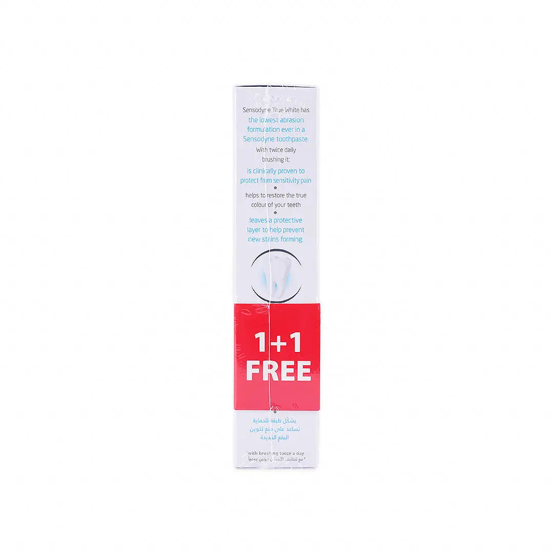 Sensodyne True White Mint Toothpaste 75ml 1+1