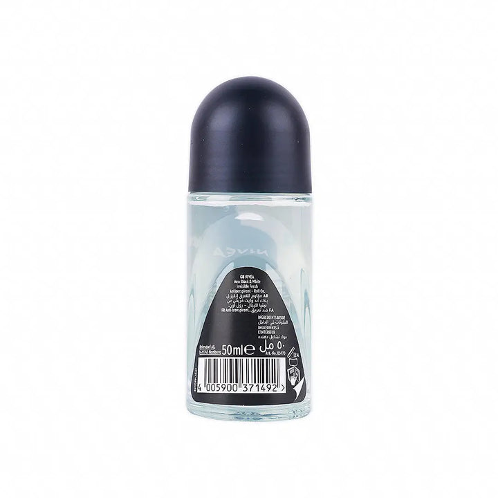 55808-Nivea Men Invisible B&amp;W Deo Roll On 72h 50ml-Fresh +1