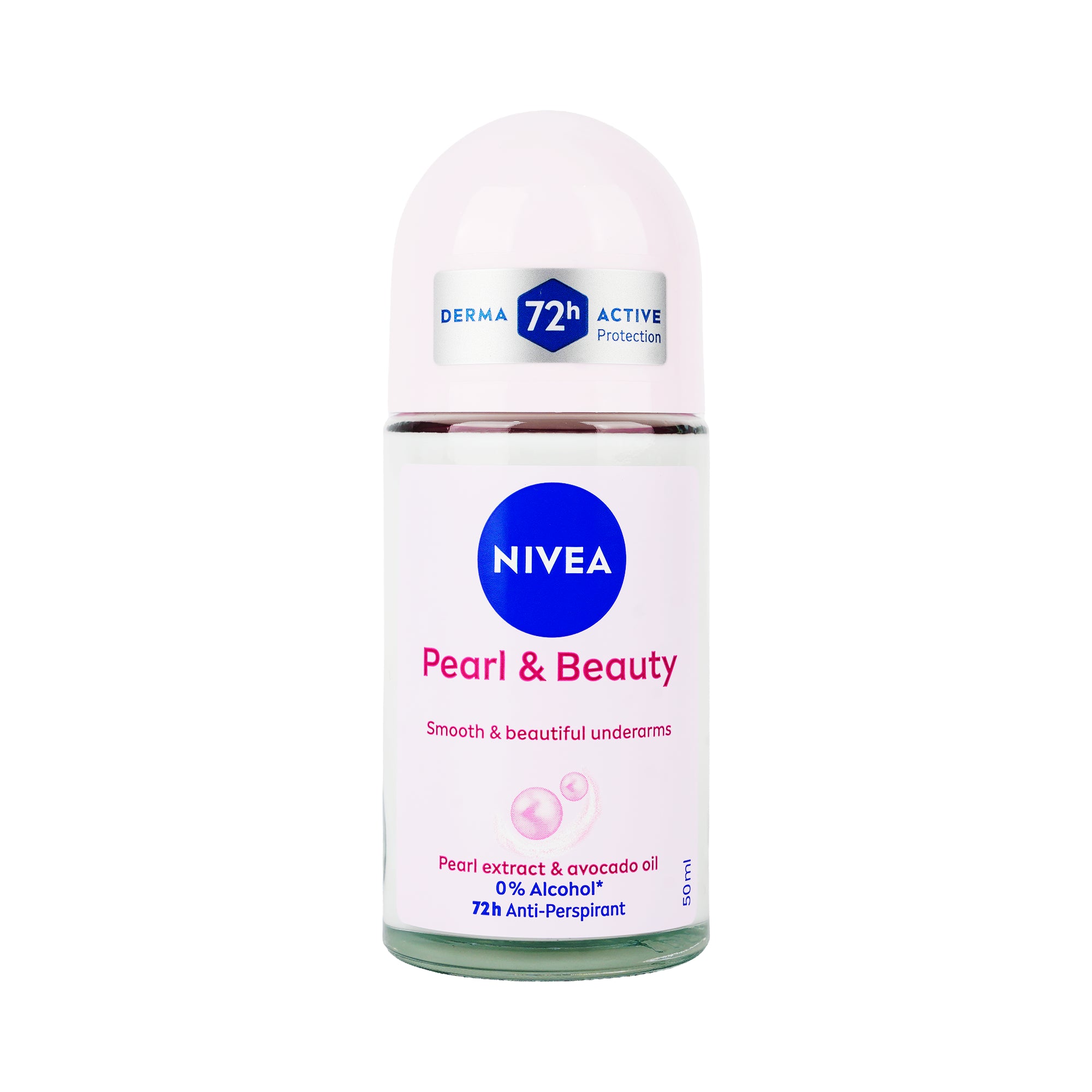 55809-Nivea Pearl & Beauty Deo Roll On 72h Anti-Perspirant 50ml