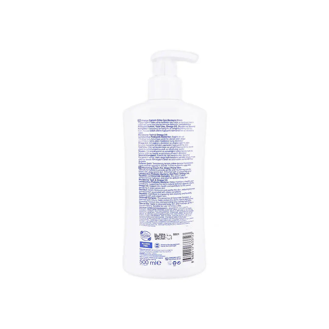 55830-Biobaby Atocare Nourishing Cream Dry & Sensitive Skin 500ml +1