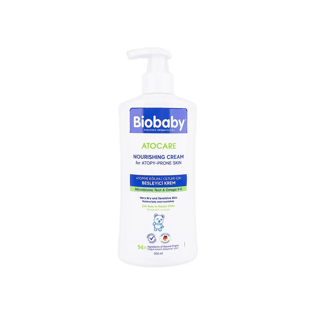 Biobaby Atocare Nourishing Cream Dry & Sensitive Skin 500ml