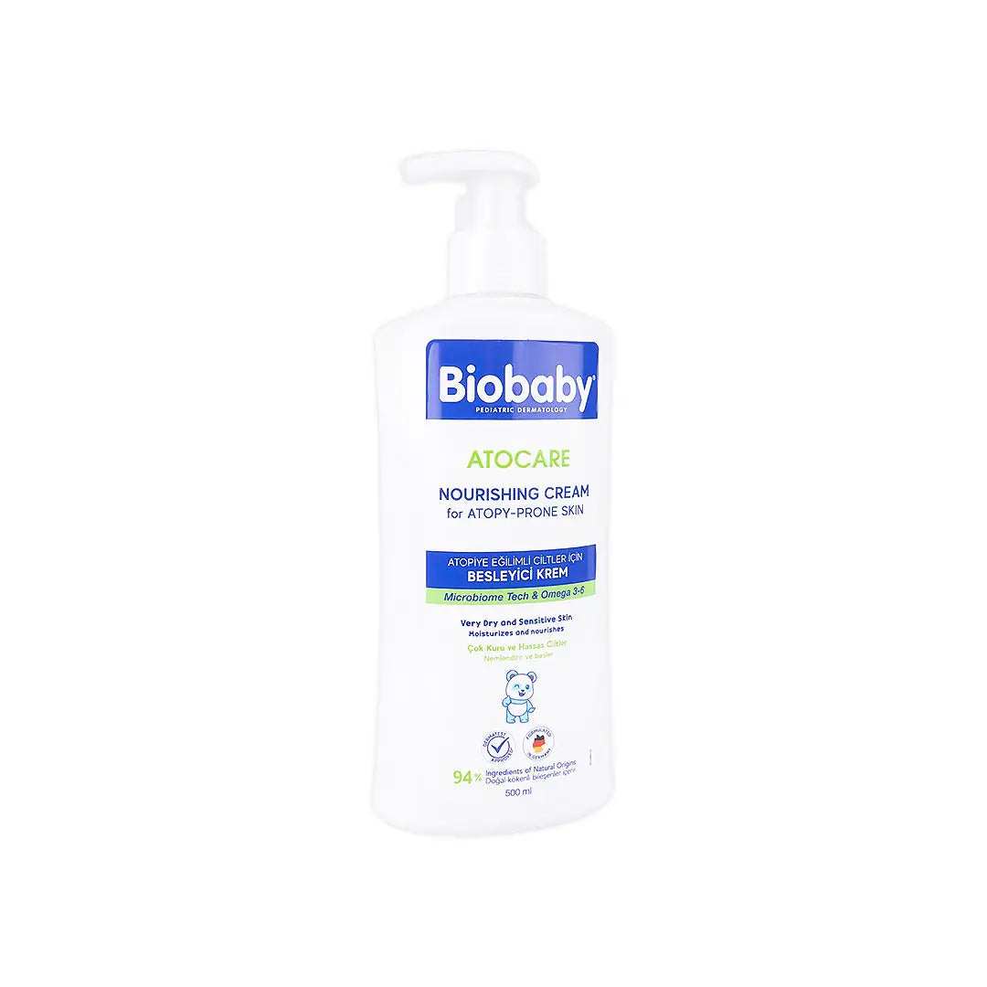55830-Biobaby Atocare Nourishing Cream Dry &amp; Sensitive Skin 500ml +2