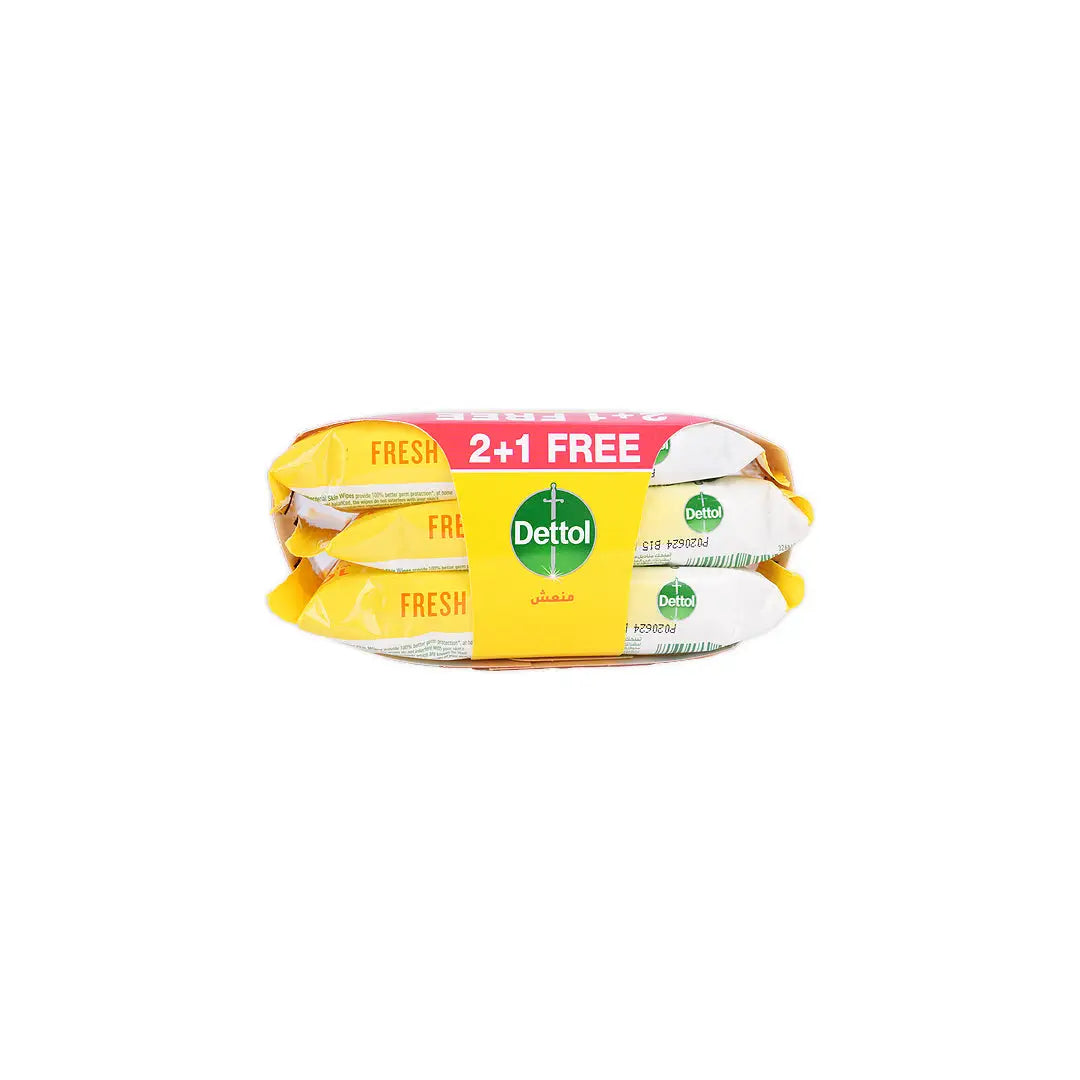Dettol Antibacterial Skin Wipes 10pcs (2+1) - Fresh