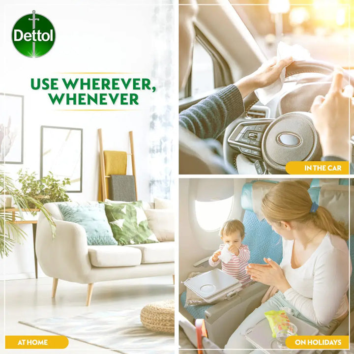 55840-Dettol Wipes 10Pcs*3-Fresh +6
