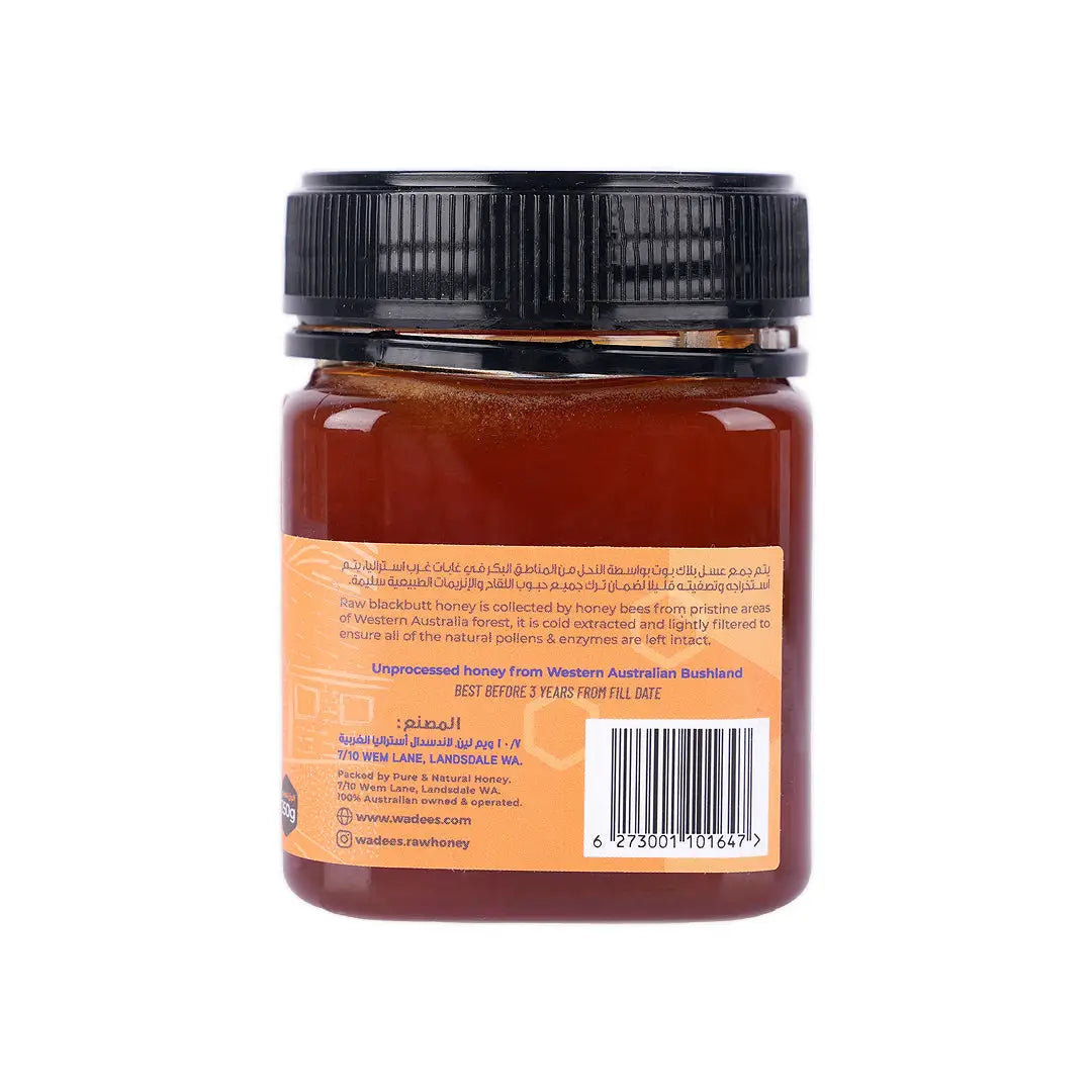 Wadees BlackButt Honey TA+35 250g