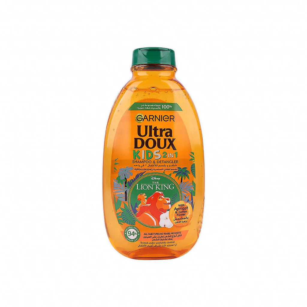 Garnier Ultra Doux Kids 2 IN 1 Shampoo 400ml-Apricot