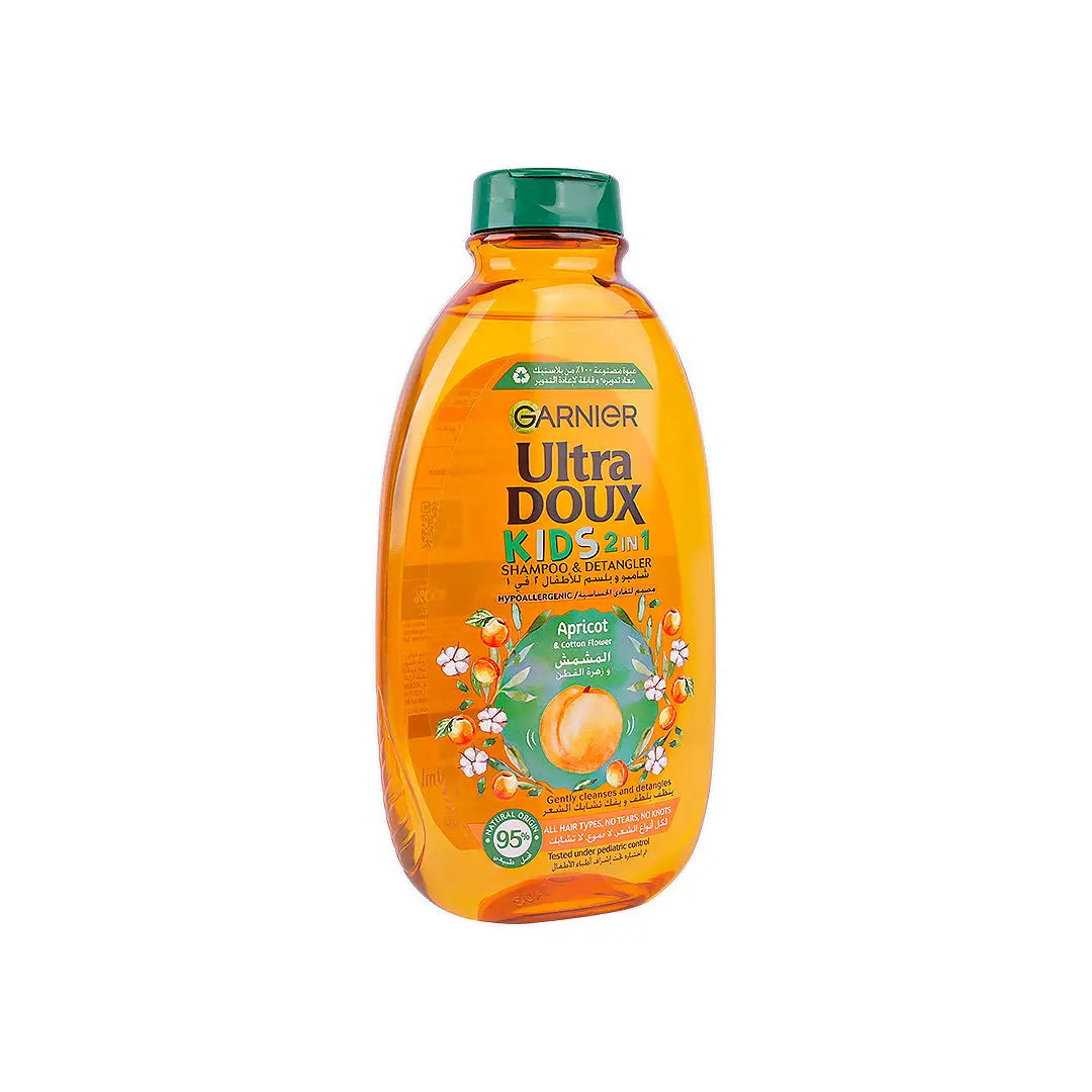 Garnier Ultra Doux Kids 2 IN 1 Shampoo 400ml-Apricot