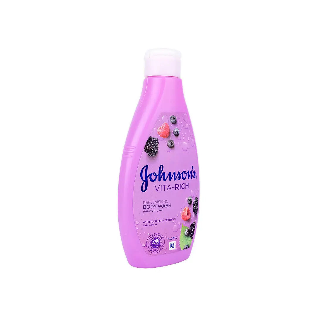 Johnson's Vita-Rich Body Wash 250ml-Rasperry