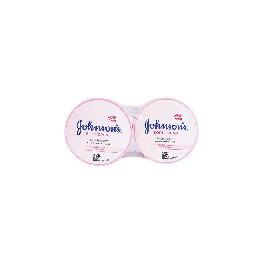 55871-Johnson's Soft Cream 200ml + 100ml