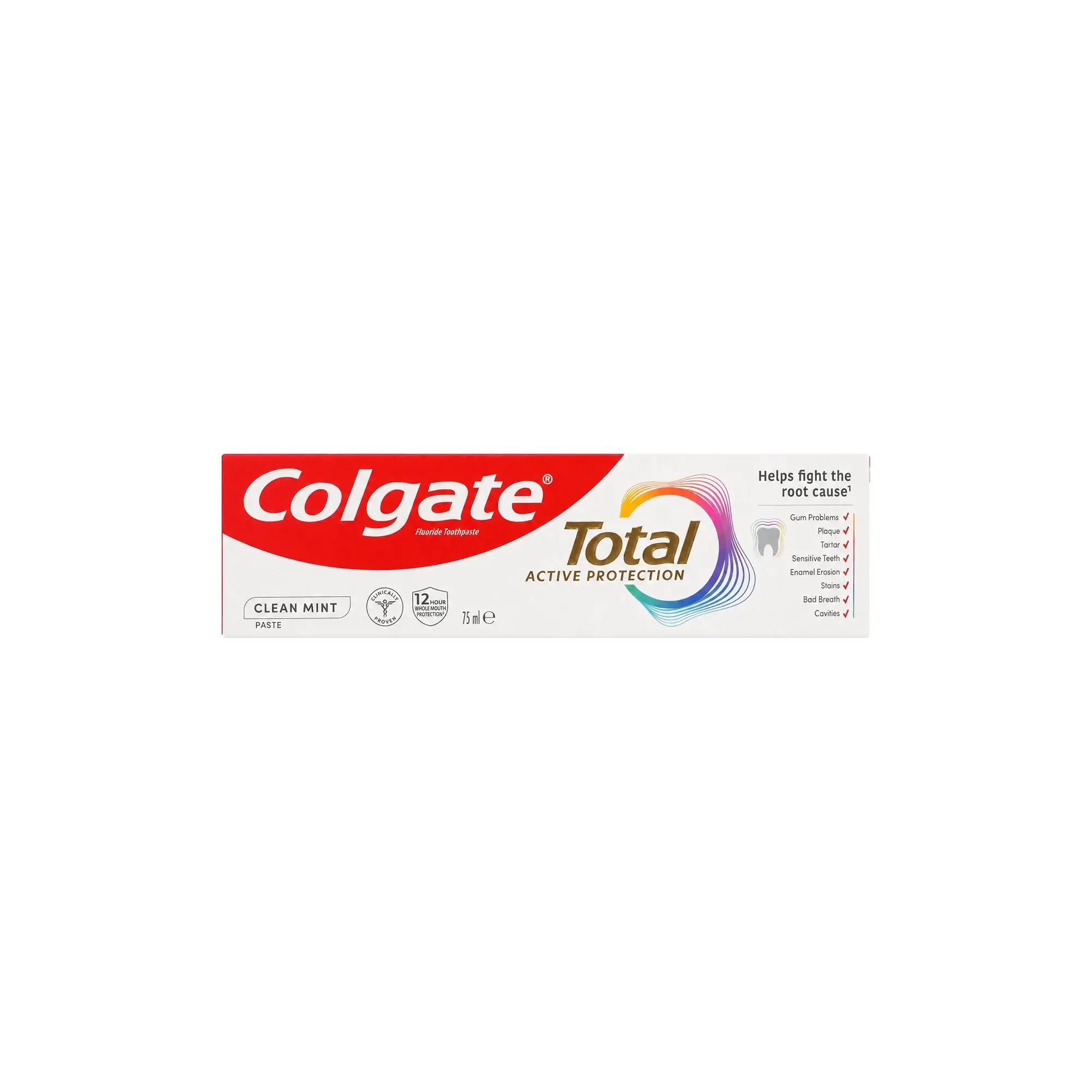55876-Colgate Total Active Clean Mint Toothpaste 75ml +2