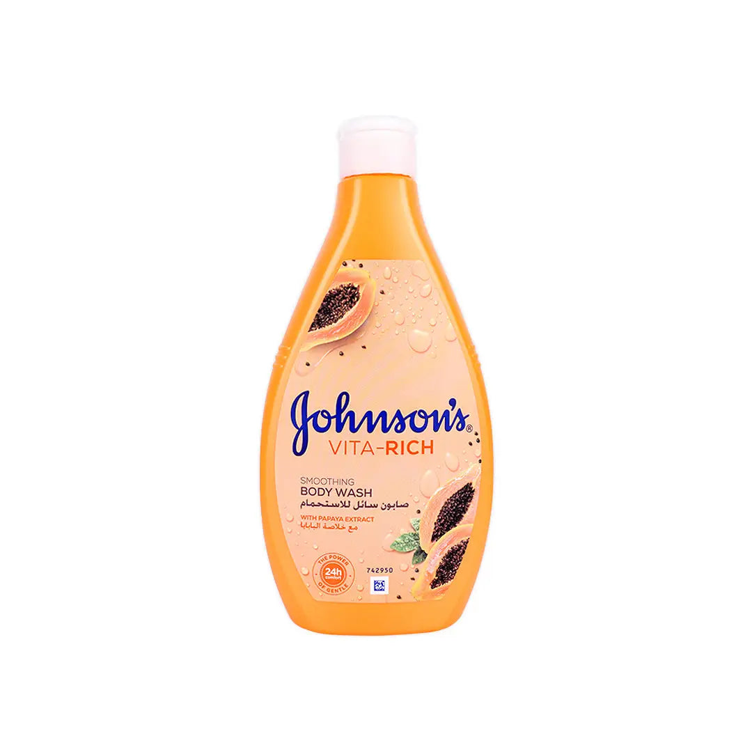 Johnson's Vita-Rich Body Wash 400ml-Papaya