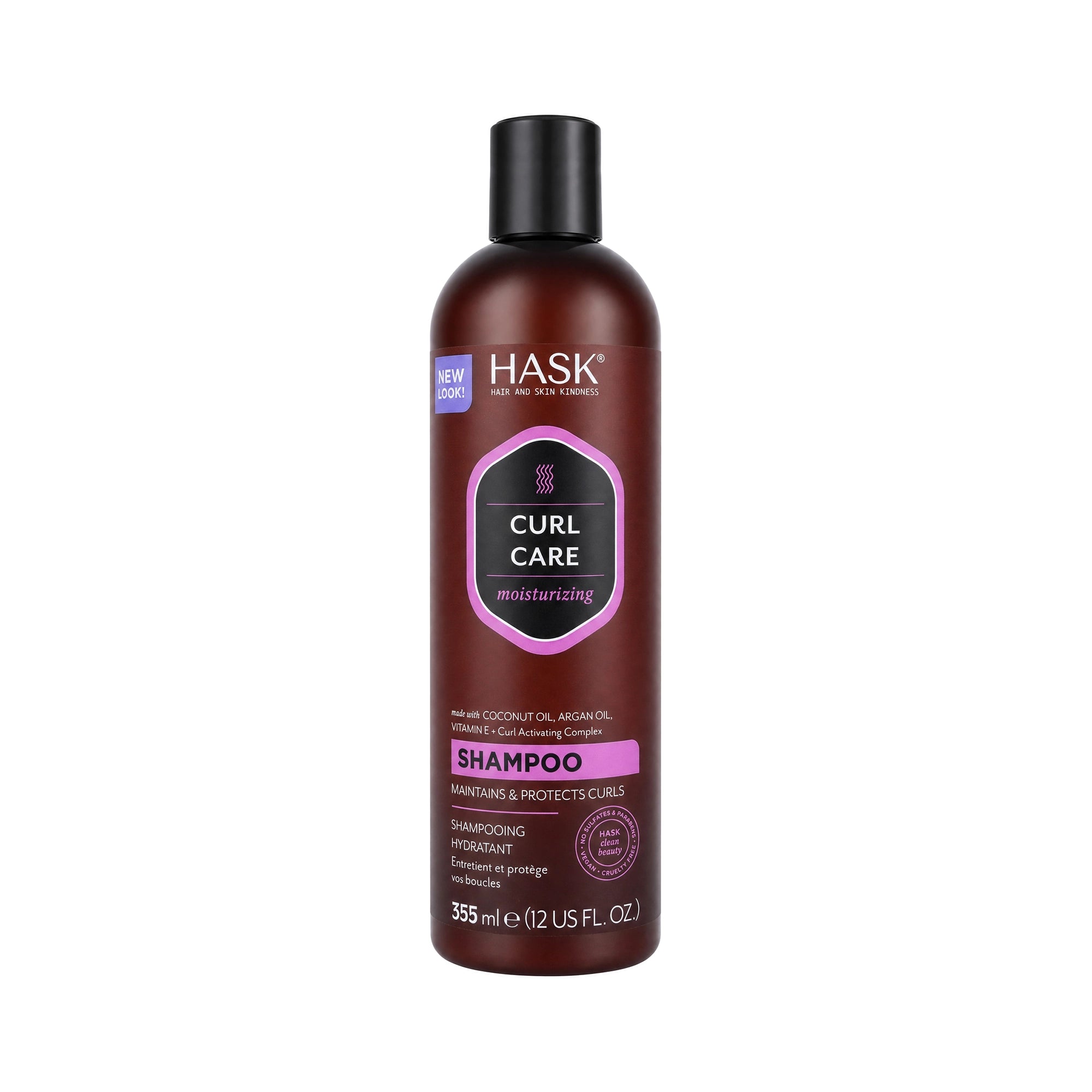 55889-Hask Curl Care Moisturizing Shampoo 355ml 