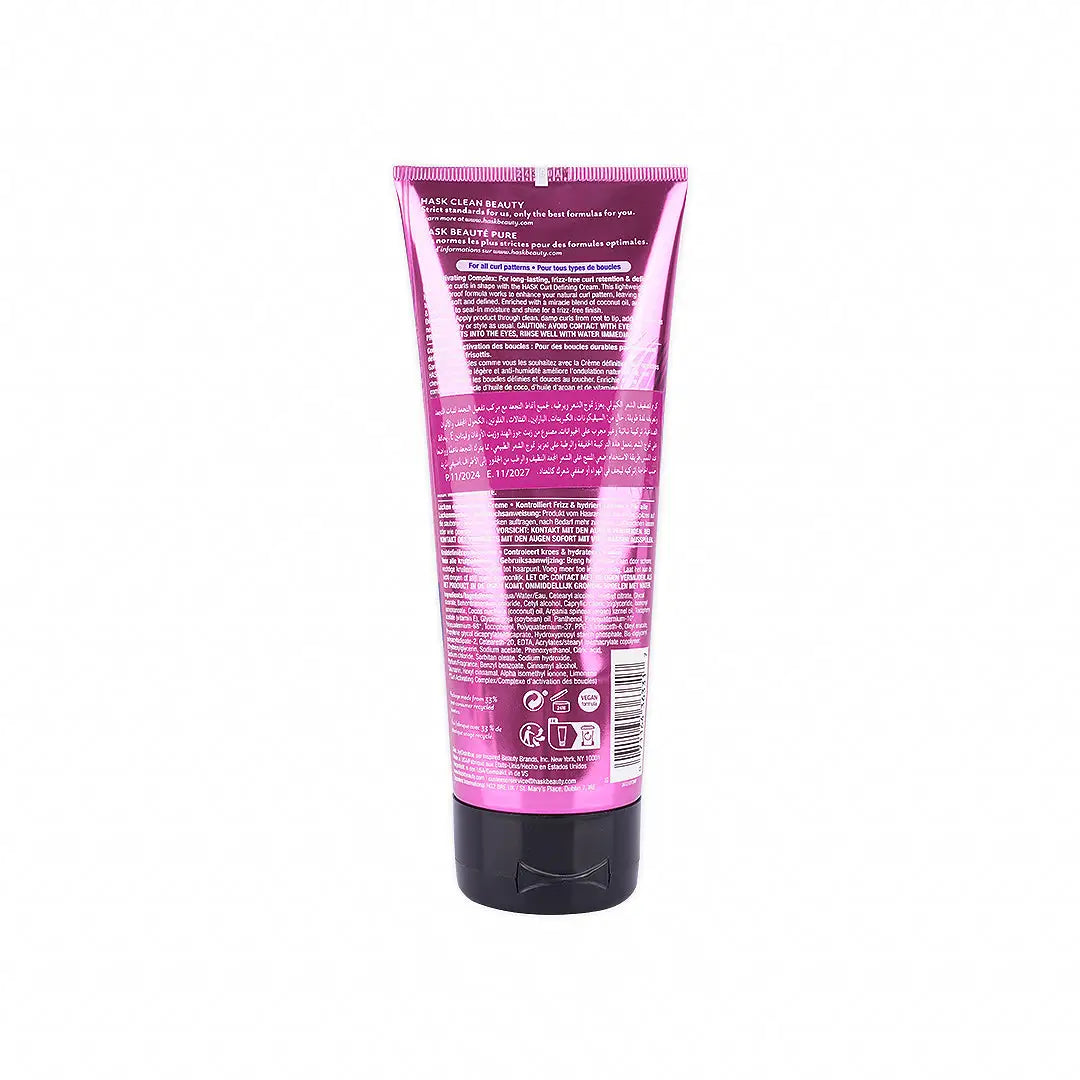 hask curl care curl defining cream 198ml