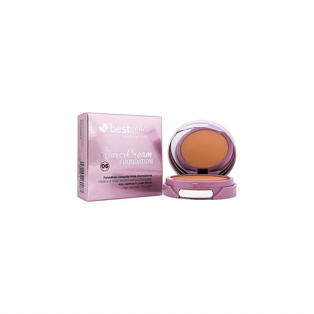 Best Color Pink Gold Compact Foundation-No.06