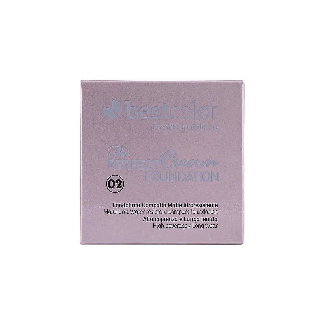 Best Color Pink Gold Compact Foundation-No.02