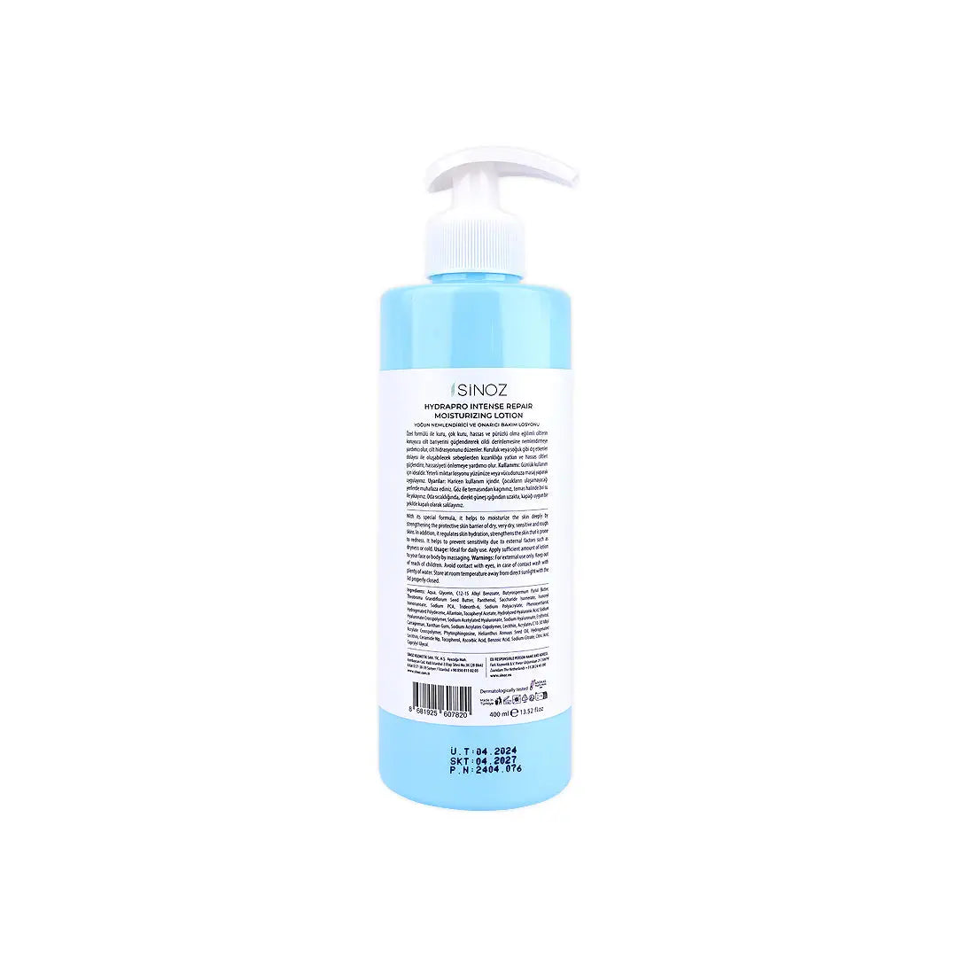 55952-Sinoz Hydrapro Intensive Repair Moisturizing Lotion 400ml +1