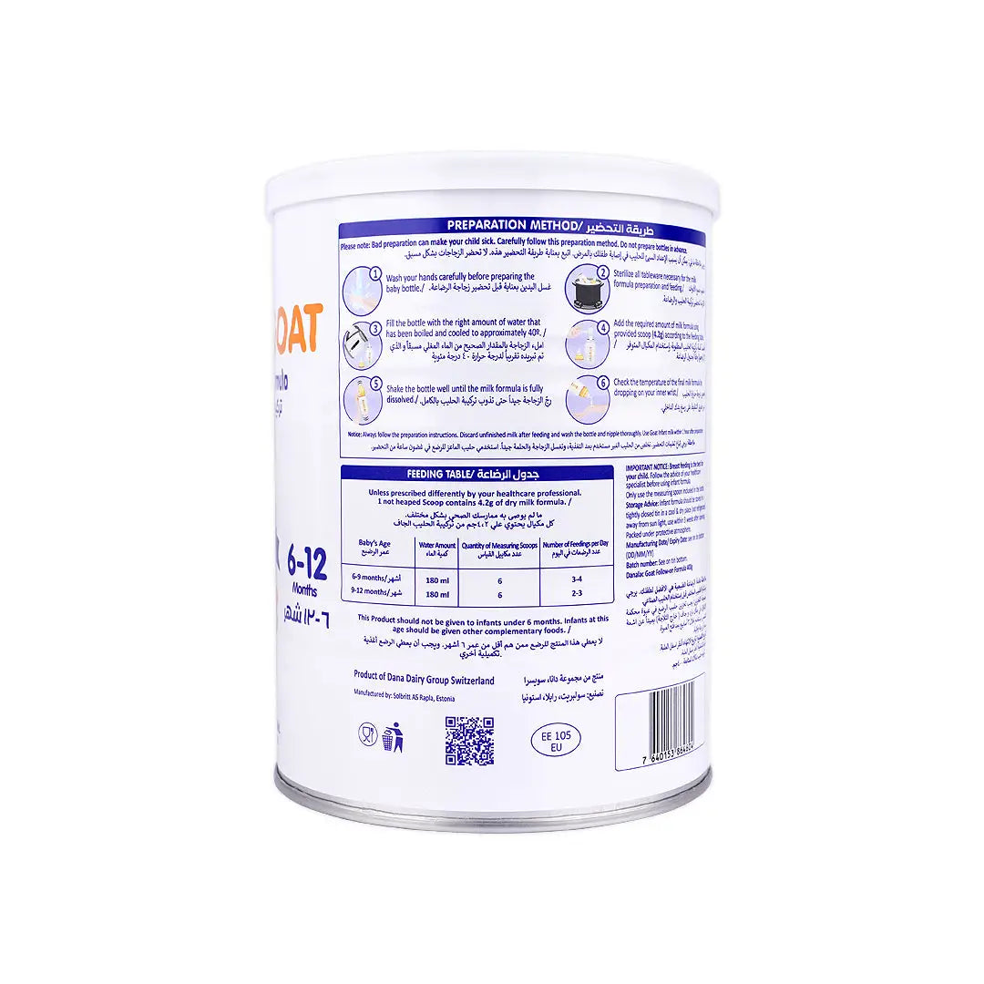 Danalac Goat Milk ( 6-12M ) No.2 400g