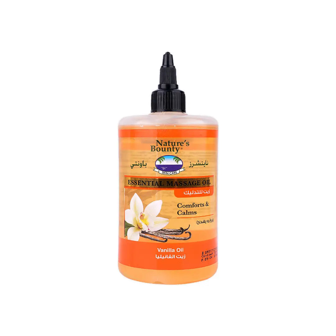 Natures Bounty Massage Oil 300ml- Vanilla Oil