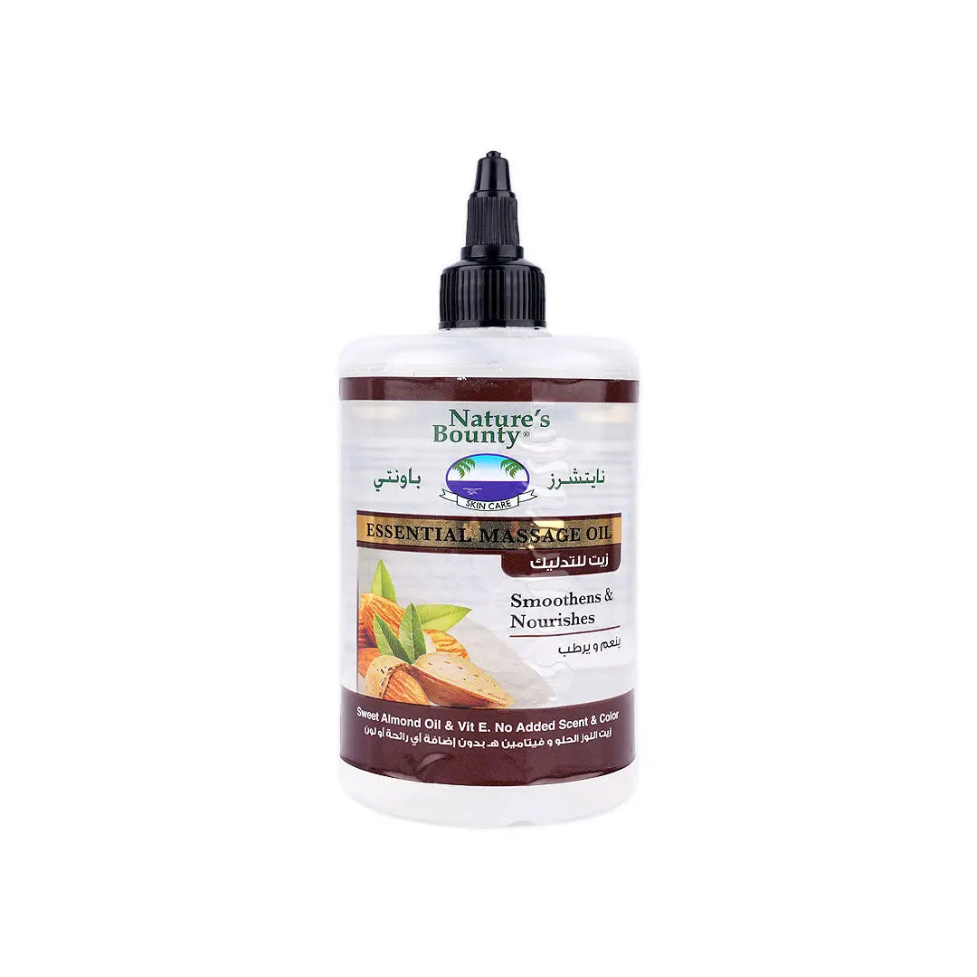 Natures Bounty Massage Oil 300ml- Sweet Almond Oil & Vit.E