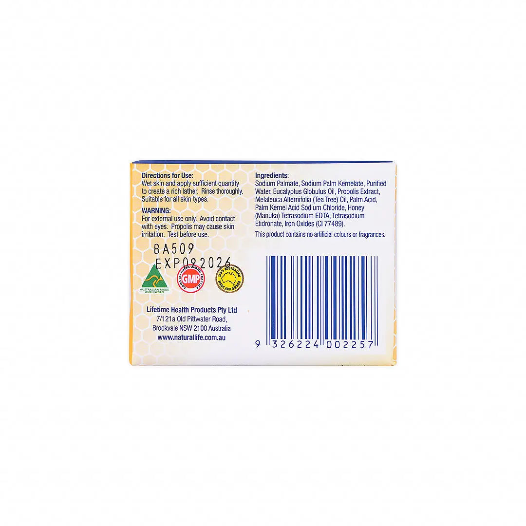 55973-Natural Life Propolis &amp; Honey Soap 100g +3