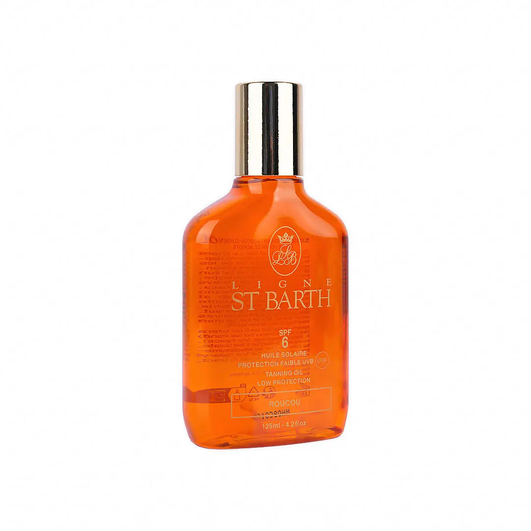 St Barth Spf6 Tanning Oil Low Protection 125ml-Roucou