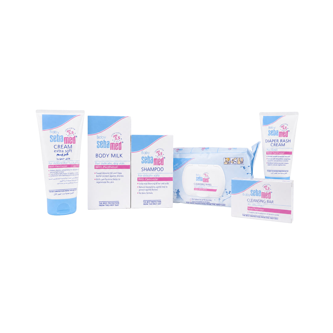 55986-Sebamed Baby Bag with Wipes 60Pcs +1