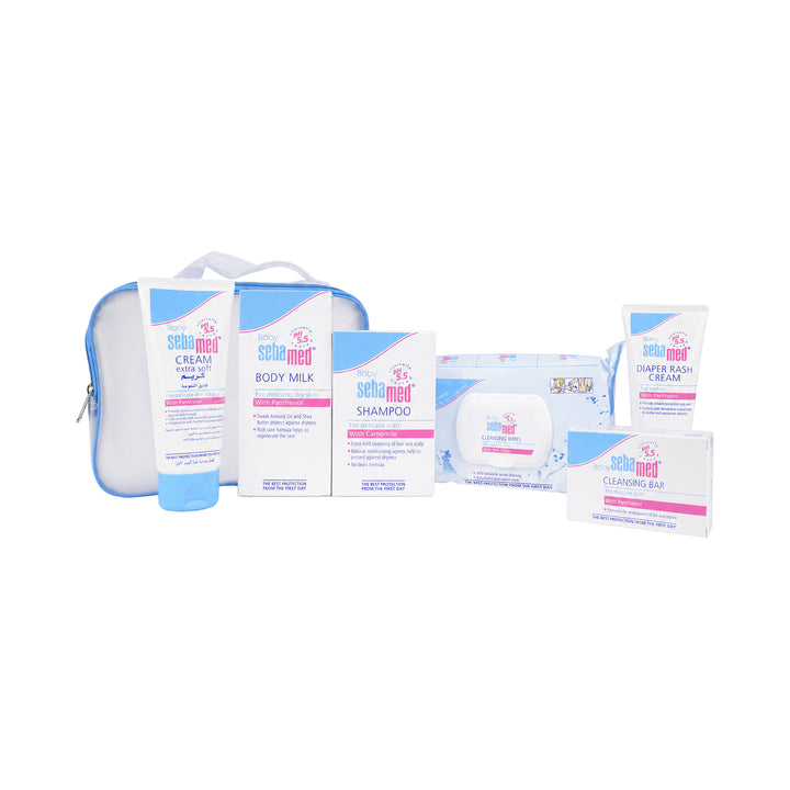 55986-Sebamed Baby Bag with Wipes 60Pcs