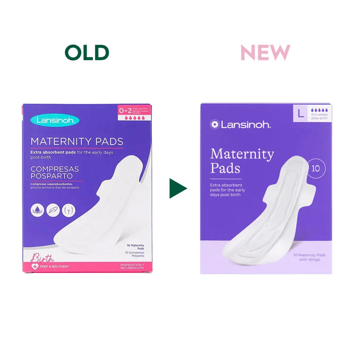 55987-Lansinoh Maternity Pads 10Pcs