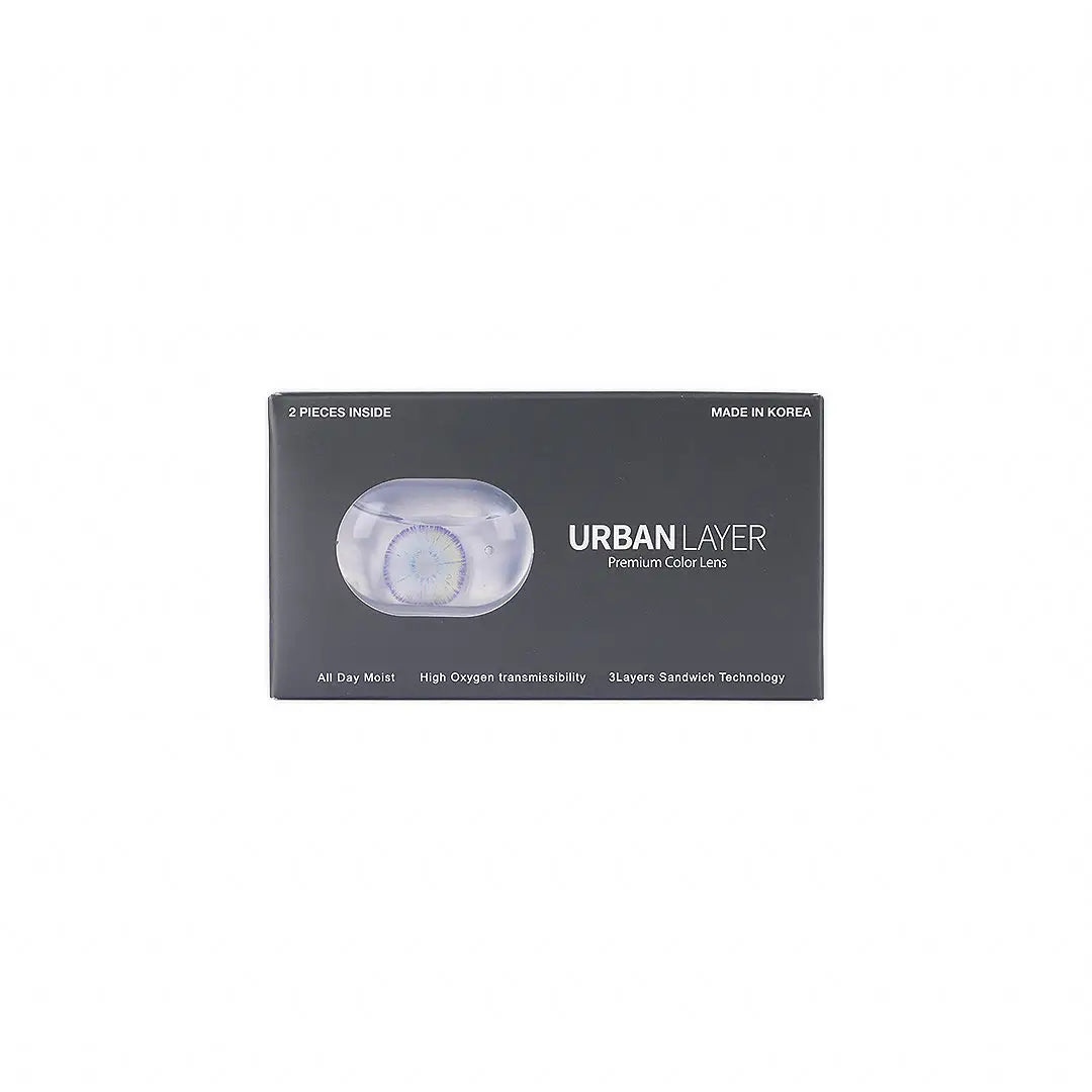 55993-Urban Layer Yearly Lenses 2pcs-Las Vegas Ash Blue +1