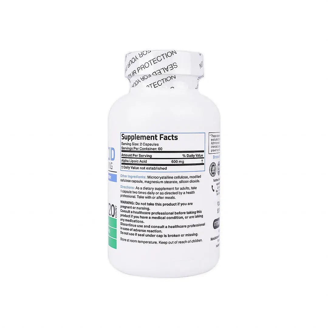 Bronson Alpha Lipoic Acid 600Mg 120Tab