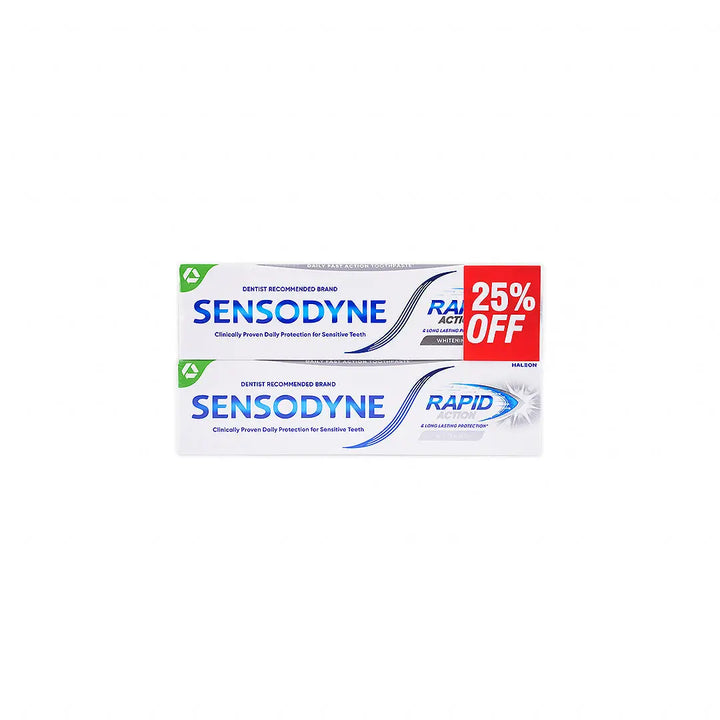 56056-Sensodyne Rapid Action Fast Relief Toothpaste 75mx2 25% Off +4