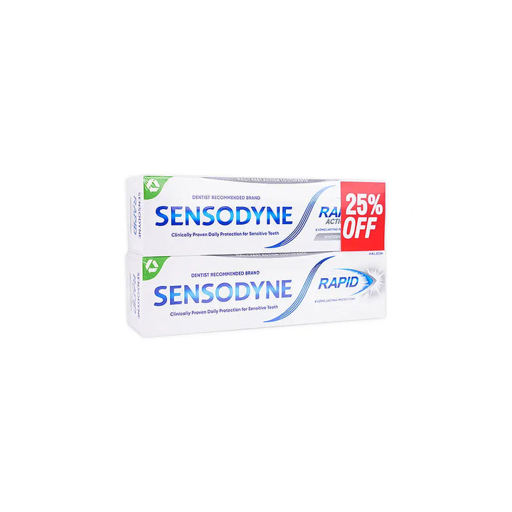 56056-Sensodyne Rapid Action Fast Relief Toothpaste 75mx2 25% Off
