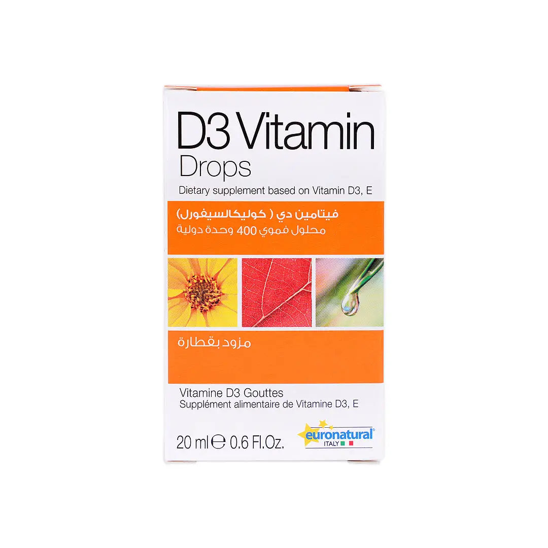 56068-Euronatural Vitamin D3 Drops 20ml +1