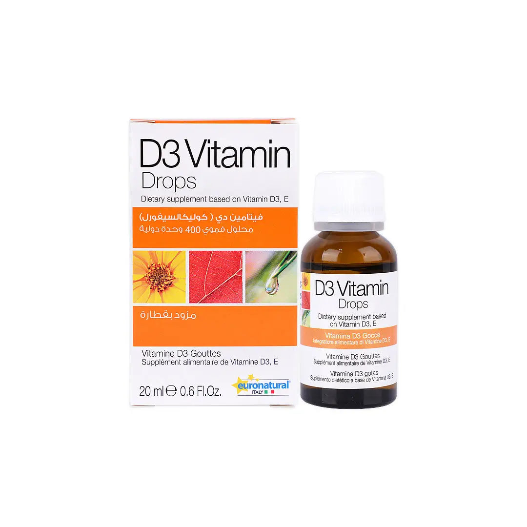 56068-Euronatural Vitamin D3 Drops 20ml