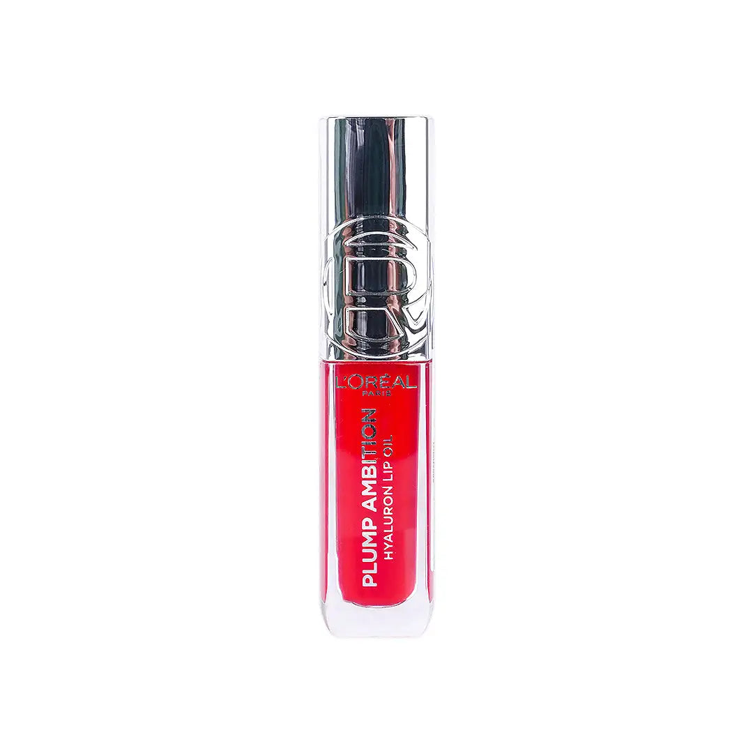 56076-L'Oreal Plump Ambition Lip Oil - 380 Rouge In Love