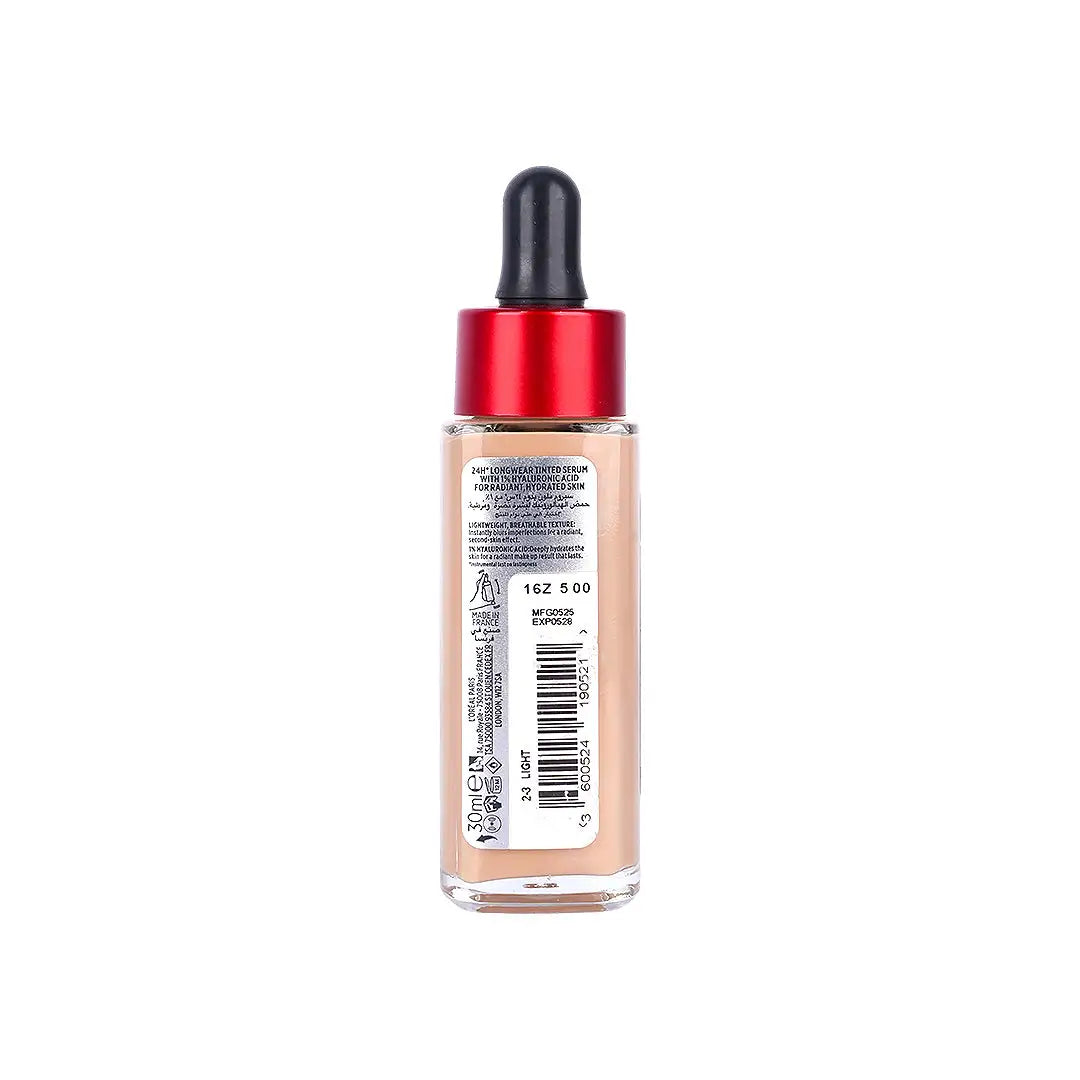 56081-L'Oreal Infallible 24H Tinted Serum 30ml - 2,3 Light +3