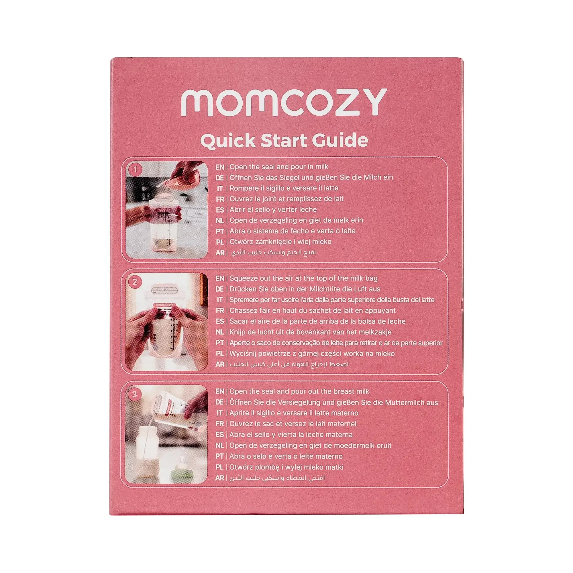 Momcozy Breastmilk Storage Bags 50Pcs