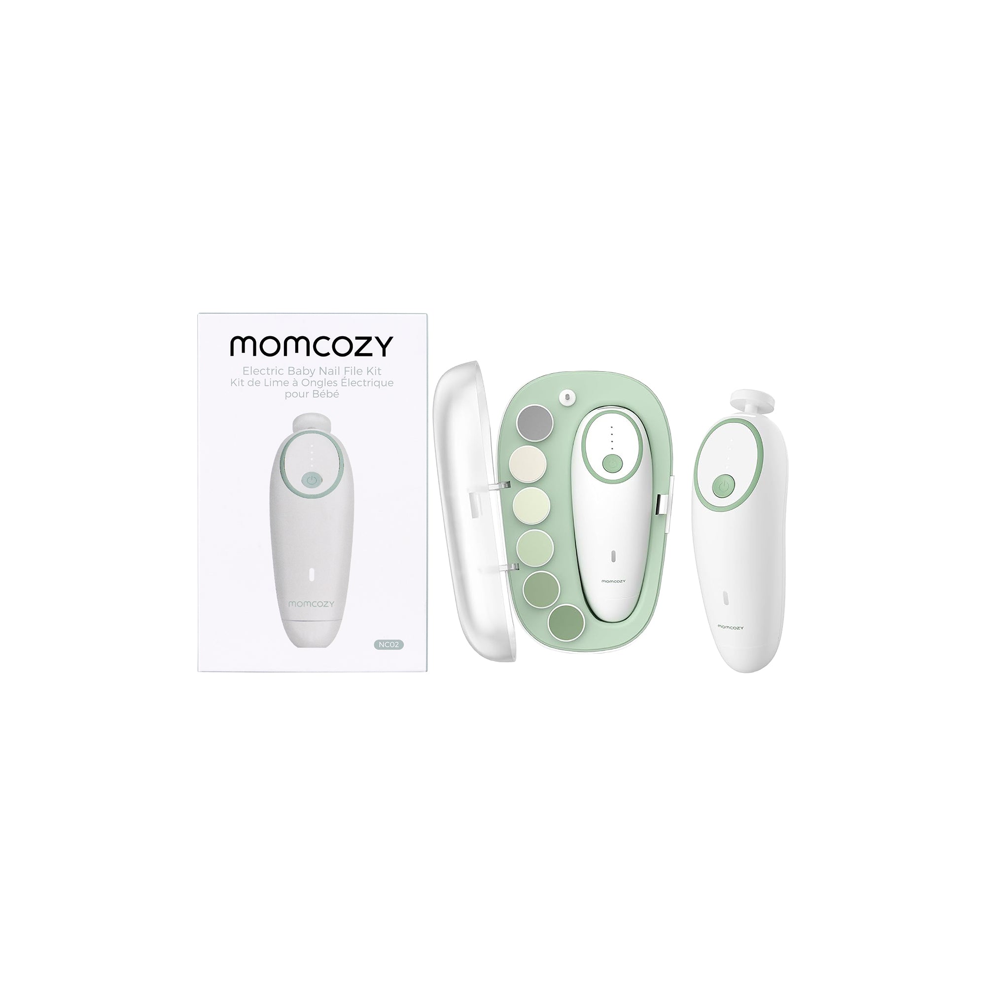 56089-Momcozy Electric Baby Nail File Kit – NC02 +1