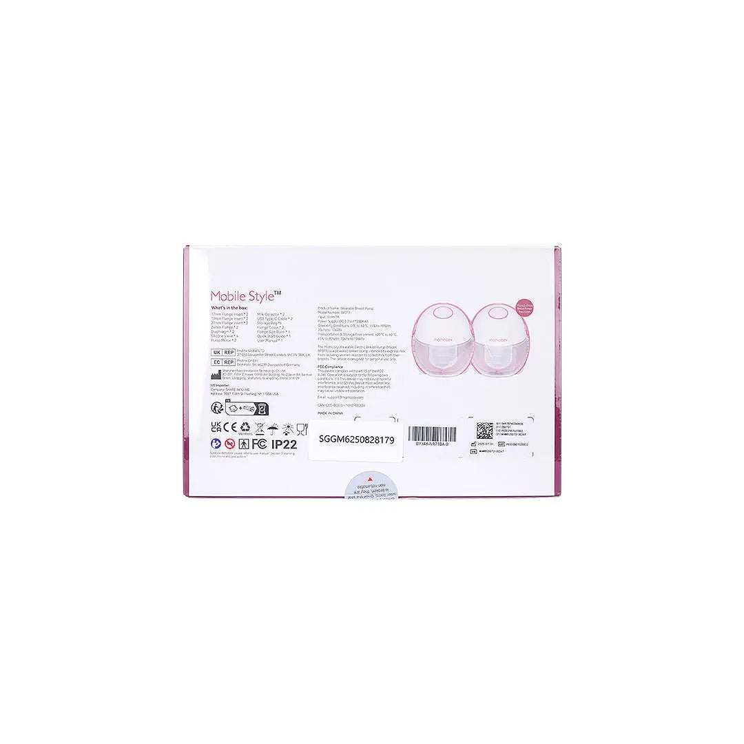 56091-Momcozy M6 Mobile Style Double Breast Pump-BP311 +5