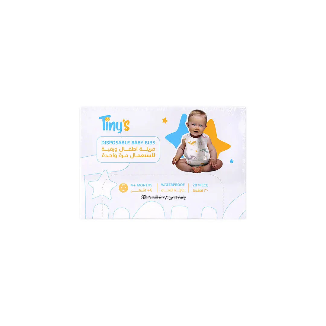 56098-Tiny's Disposable Baby Bibs 20Pcs