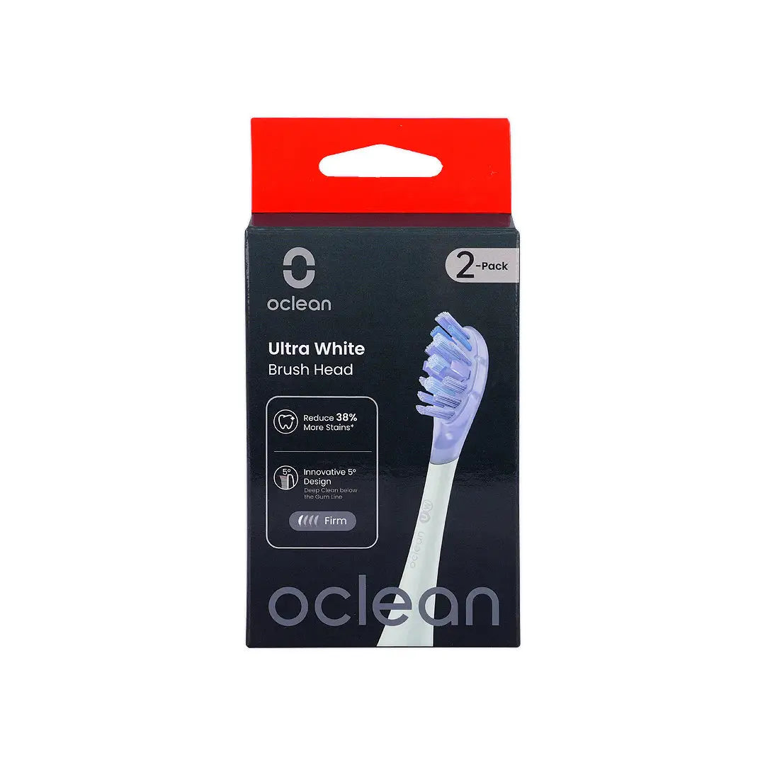 56106-Oclean X Ultra White Green Brush Head 2pcs