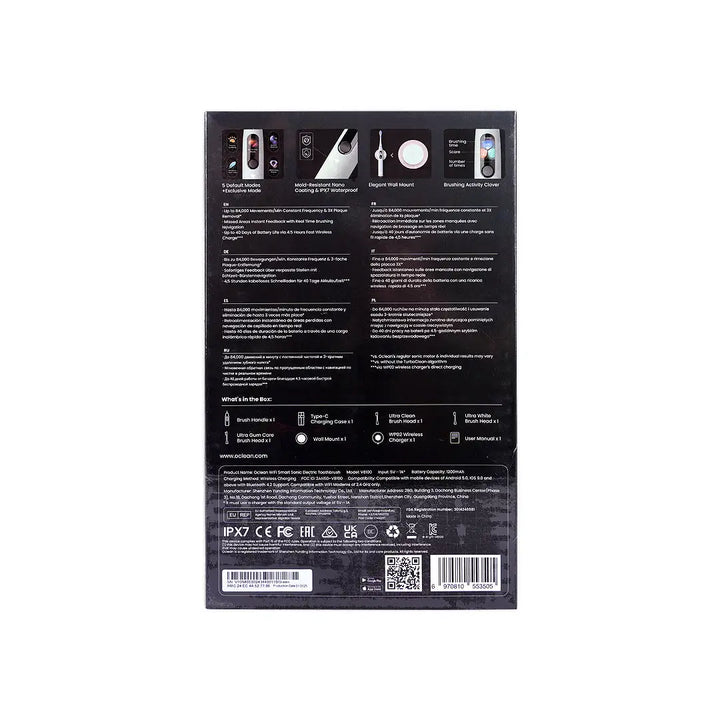 56110-Oclean X Ultra S Electric Toothbrush Green +3