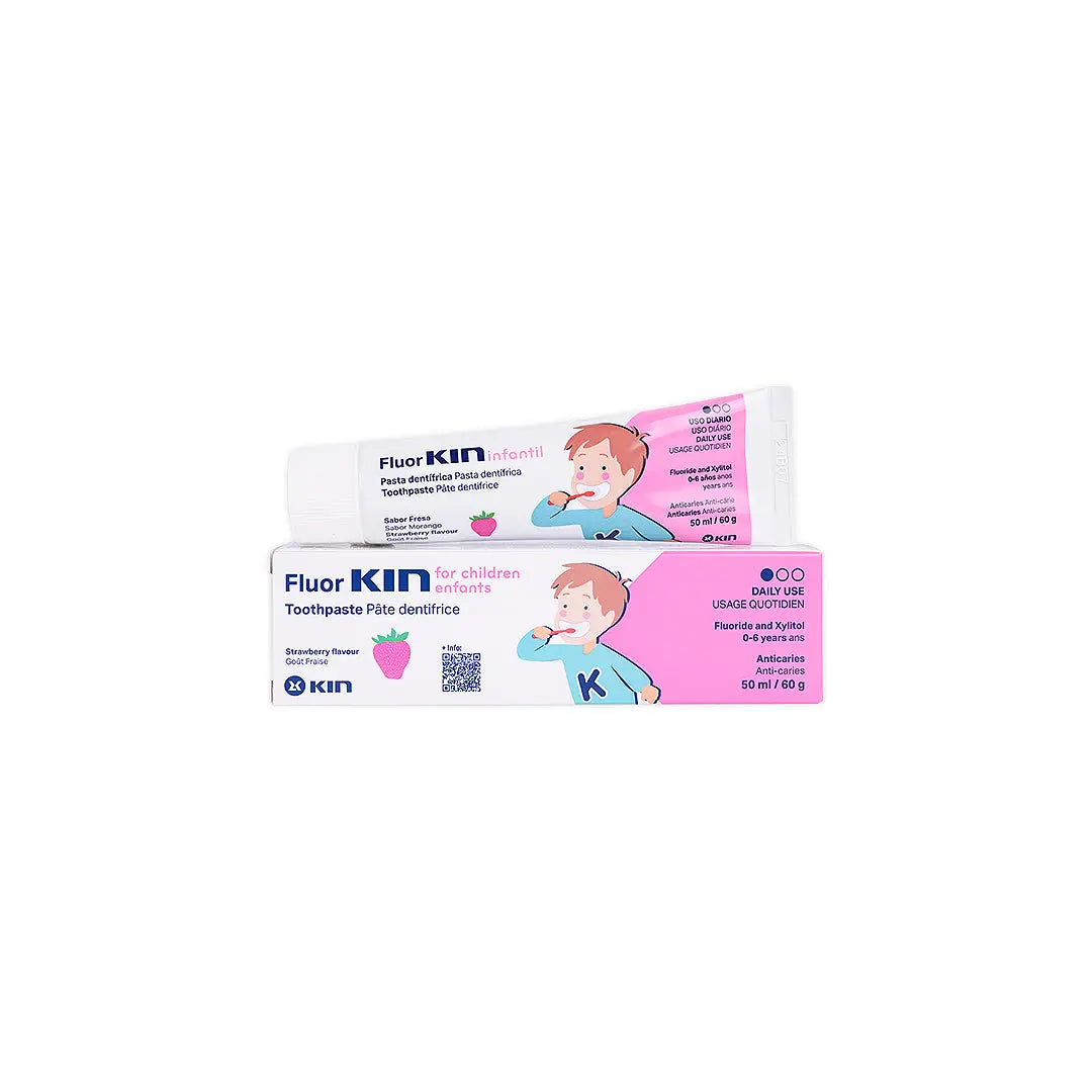 56113-FluorKIN Infantil Strawberry 0-6yrs Toothpaste 50ml